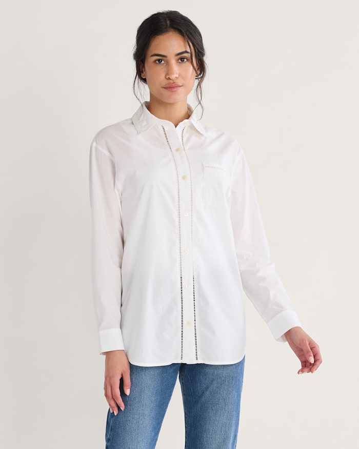 WOMEN'S EVERLY POPLIN SHIRT